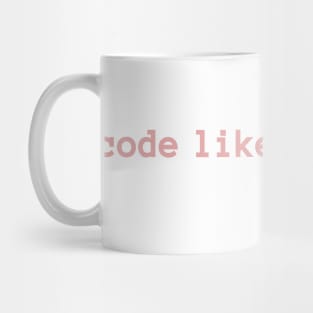 Code like a girl - Dev girl Mug